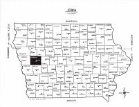 Iowa State Map, Crawford County 2001